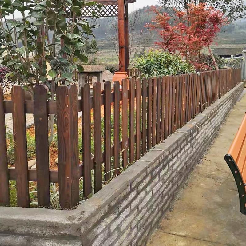 厂家定制 防腐木矮墙 平台花园防腐木栏杆 佳星