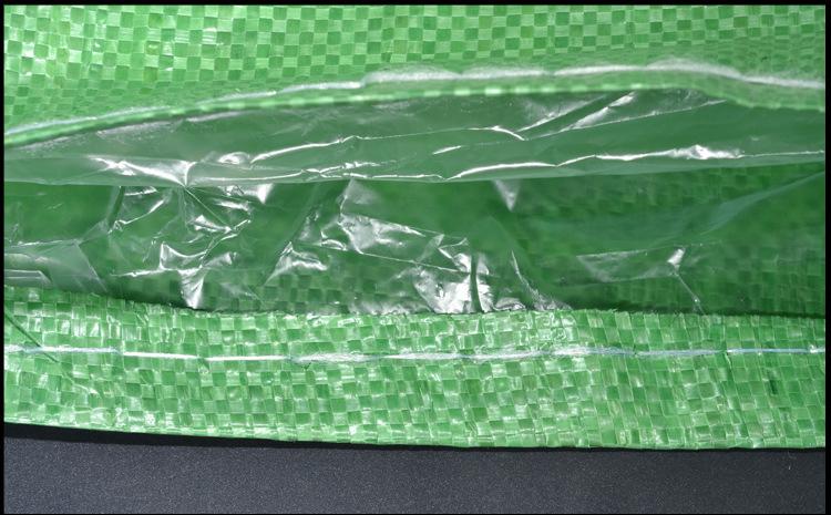 绿色全新带塑料薄膜蛇皮袋35宽加内胆防水小号编织袋特价胶水袋子示例图10