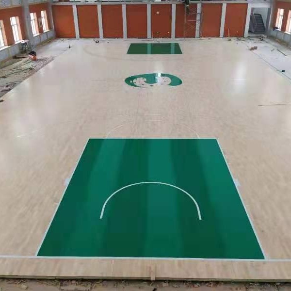 河北双鑫体育实木地板安装公司生产的运动地板 运动体育木地板 篮球馆木地板