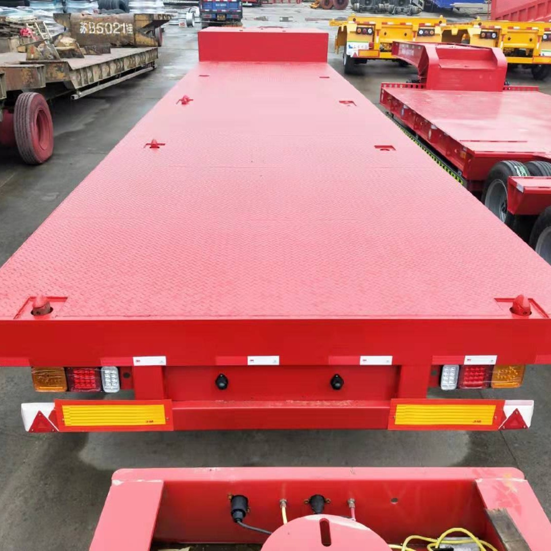 13.75米长3米宽大板车厂家 钢筋运输平板半挂车 出厂价格