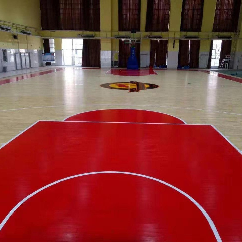 河北双鑫篮球馆木地板包安装体育场馆运动木地板枫桦木地板厂家直发全国上门测量