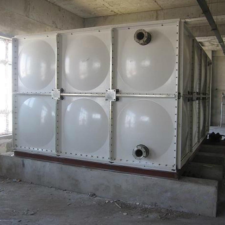玻璃钢水箱 现场指导安装 55吨玻璃钢消防水箱 奥晟特 学校组合玻璃钢水箱