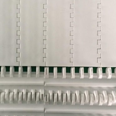 直销塑料网带 塑钢平板网带 清洗塑料链板 加档板塑料白 带网链