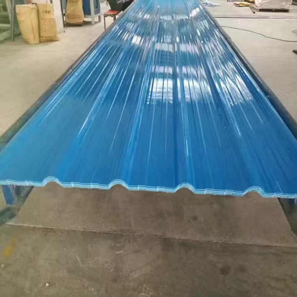 海南文昌塑胶瓦 PVC波纹瓦 塑料瓦厂家直销 屋顶防水 隔热效果好