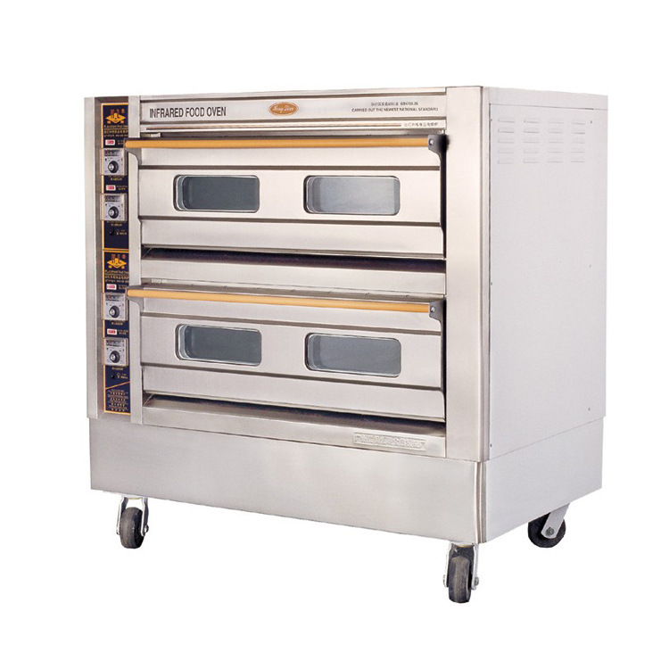 恒联PL-4双层四盘电烘炉喷涂 电烤箱烤炉面包烘烤饼炉蛋糕房设备示例图6