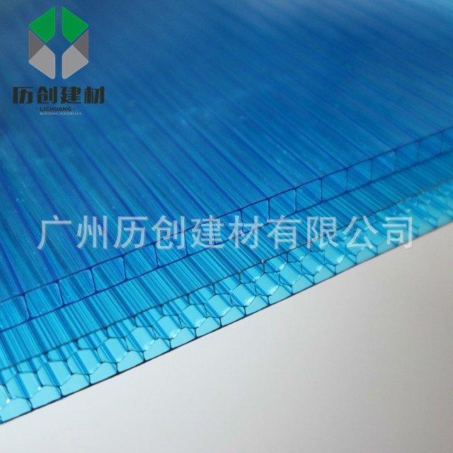 广州花都厂家 pc蜂窝阳光板8mm 中空阳光板 采光性能强 厂家热销示例图9