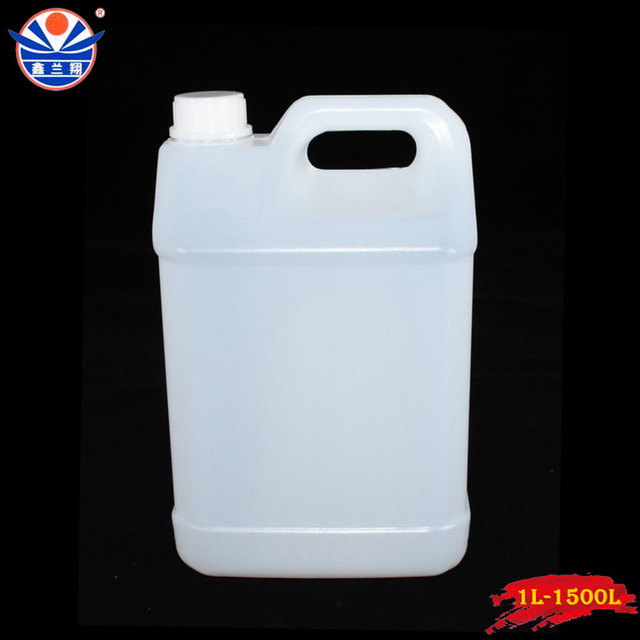白色半透明5升快递密封塑料桶，食品桶级防盗圈环式5L化工塑料桶