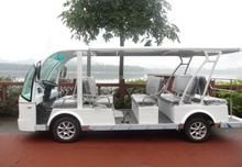 石嘴山平罗县沙湖旅游景区11座电动观光车 敞开式观光车款式新颖示例图3