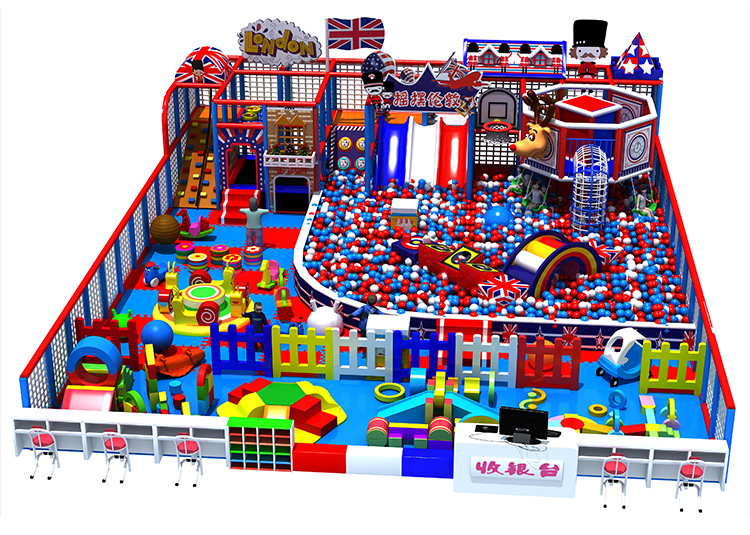淘气堡儿童乐园 百万海洋球池 大型组合滑梯 室内游乐场设备定制示例图27