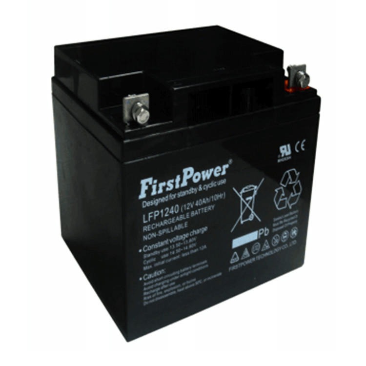 FirstPower蓄电池FP12120 一电铅酸蓄电池12V12AH安保系统 风能系统电源