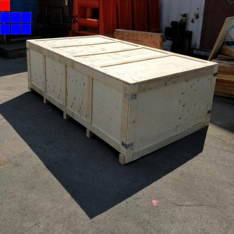 黄岛辛安附近批发物流用简易木架 定做网格木箱 低价木质包装箱