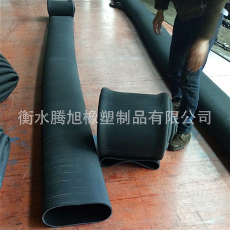 大口径超薄夹线橡胶软管  可折叠 耐磨 卸混凝土 内径 长度可订做示例图8