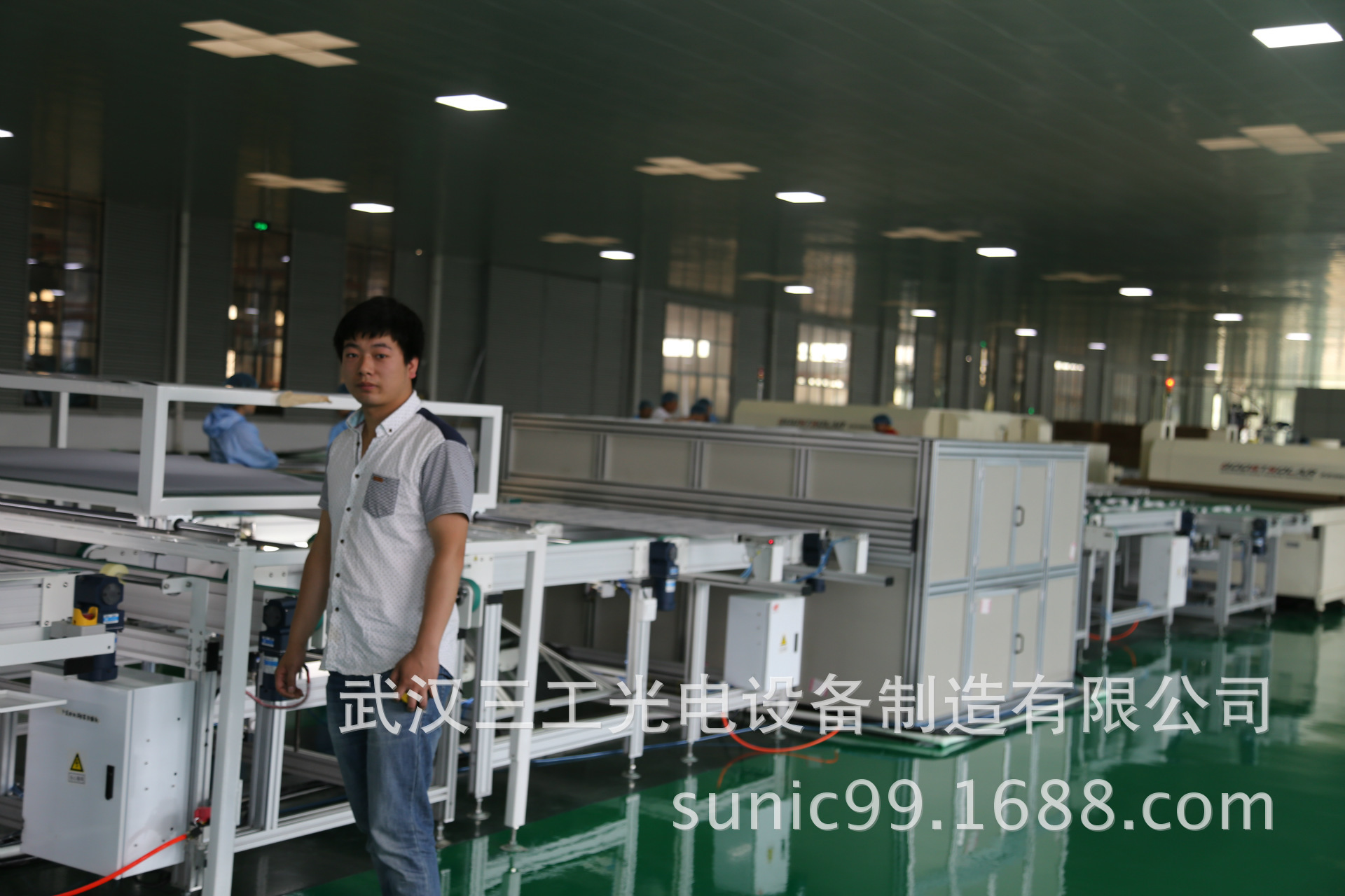 海南省太阳能路灯电池板生产设备|自动化光伏组件生产线示例图8