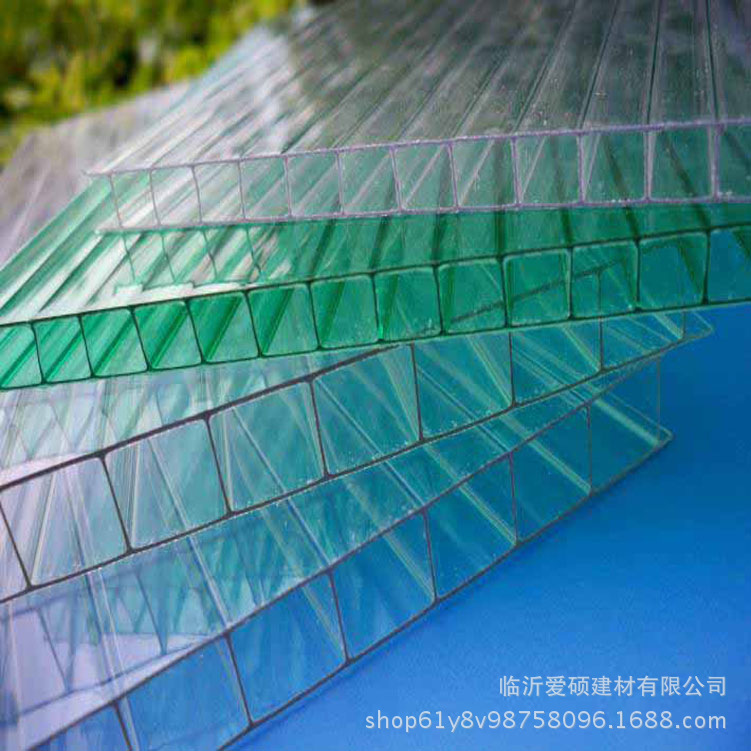 济南青岛临沂透明阳光板厚度 8mm中空阳光板寿命 PC阳光板图片示例图8