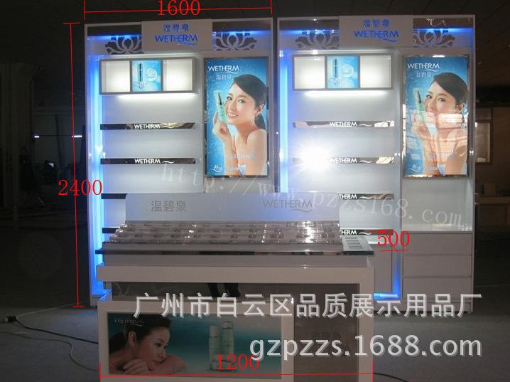 PZ- BG-107供应化妆品展示柜 背柜前柜 精品展示柜 专业展柜示例图22