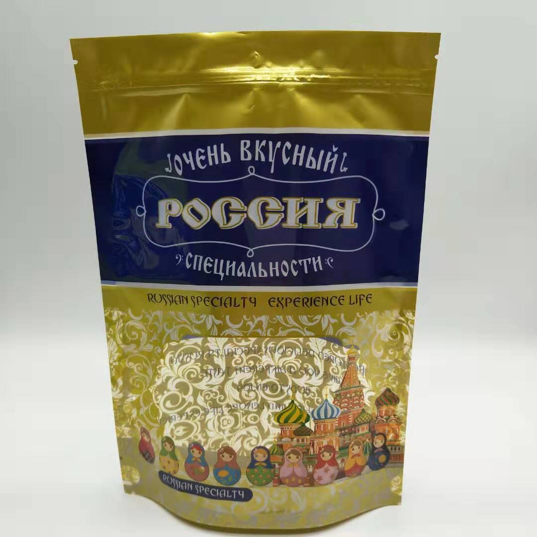 俄罗斯糖果 塑料包装袋 奶片奶酪糖果等通用包装袋500克示例图5