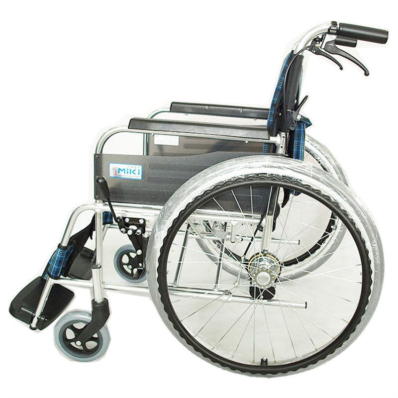 现货供应三贵MIKI手动轮椅车MUT-43JD(Z) 航太铝合金 轻便折叠示例图2