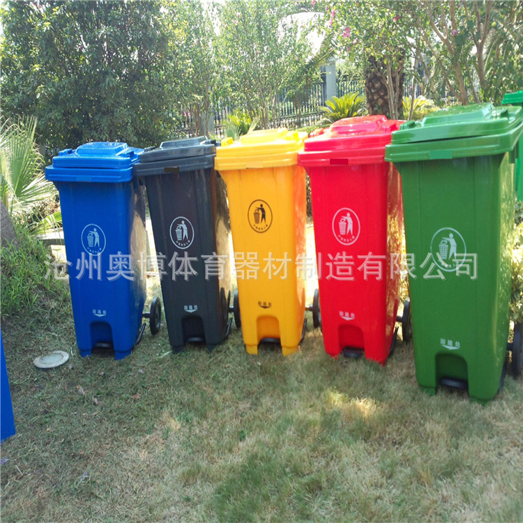 户外环卫垃圾桶室外社区 小区分类农村铁质塑料桶厂家批发示例图6