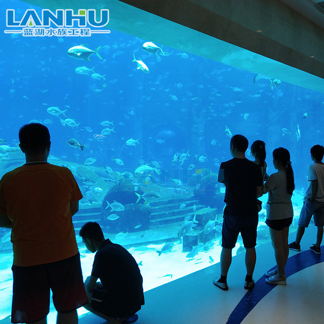 lanhu海洋馆设计水族工程 海洋馆鱼缸 大型亚克力有机玻璃 鱼缸造景