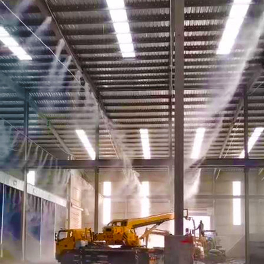 垃圾厂雾森降尘 垃圾处理厂降尘 车间环保除尘 工厂喷雾降尘