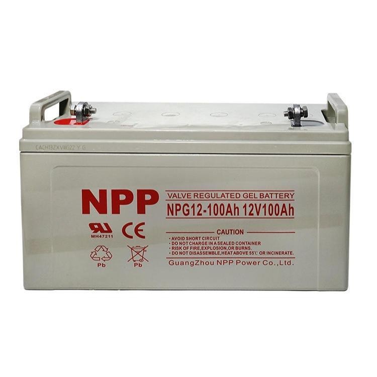 NPP耐普蓄电池NP12-100 耐普12V100AH  机房设备UPS电源专用蓄电池