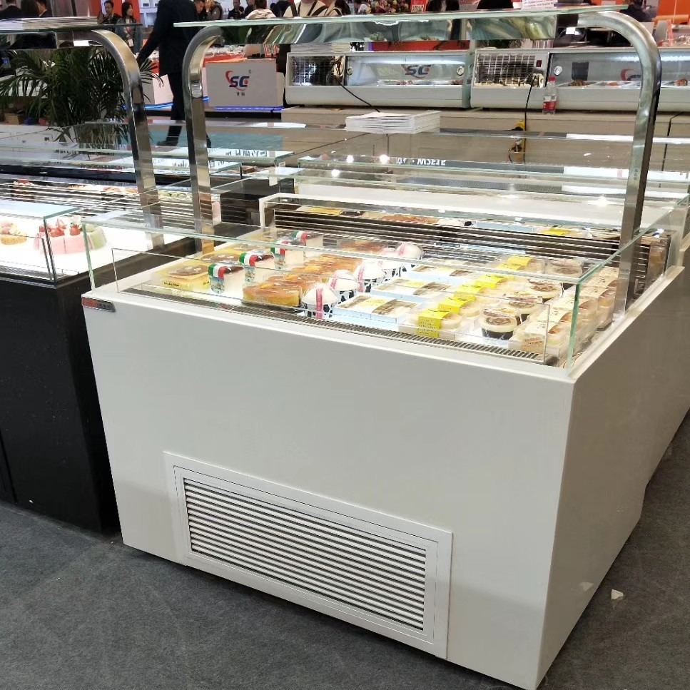 芜湖蛋糕展示柜 冷藏立式烘焙 甜品西点慕斯玻璃商用风冷冰柜保鲜柜未来雪冷柜WLX-DGG-55图片