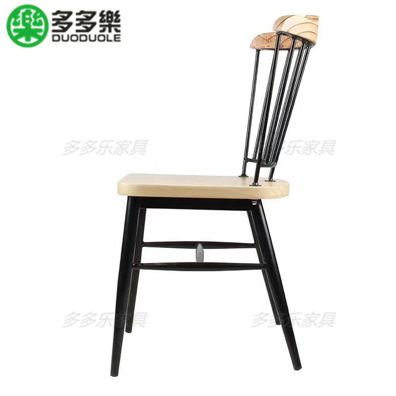 深圳实木椅 沙发卡座 金属铁艺椅 牛角椅 软包坐垫椅定制图片