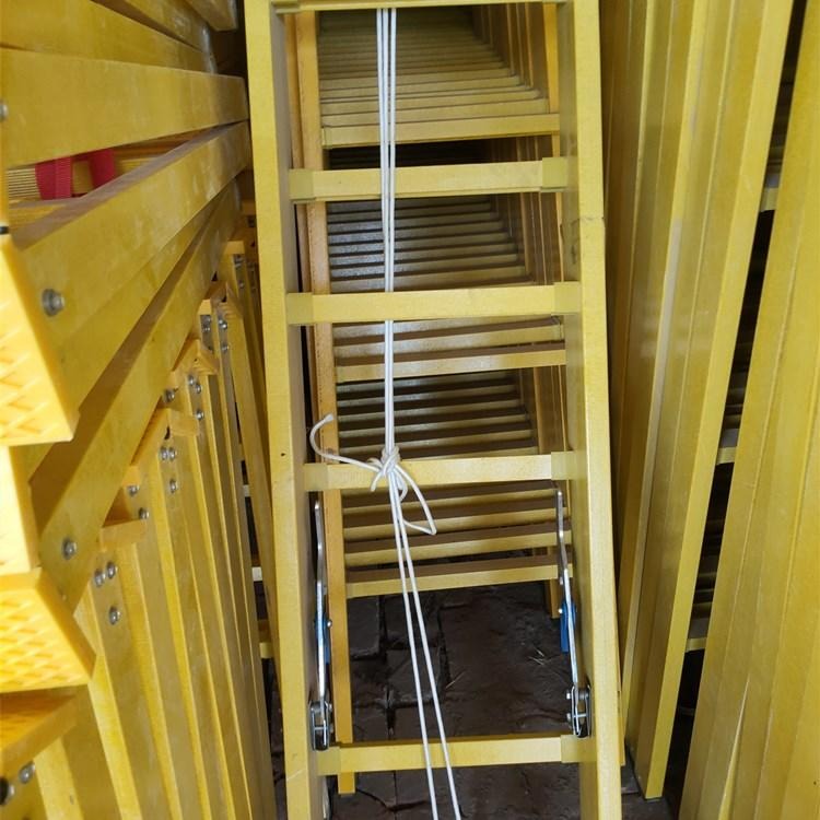 绝缘伸缩梯 升降梯 9米10米玻璃钢电工绝缘梯子