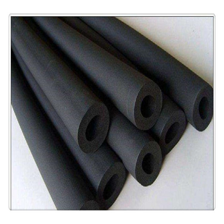 橡塑保温管 高密度高弹力 阻燃隔热橡塑管 工程保温管生产厂家图片