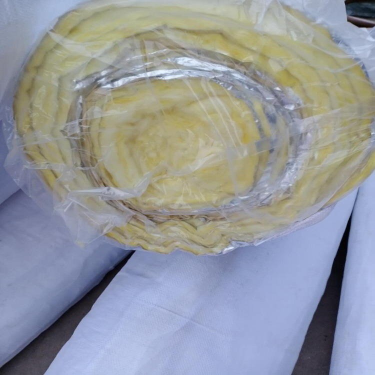 神州金猴100厚16kg玻璃棉卷毡 夹筋铝箔玻璃棉毡现货批发价格公道