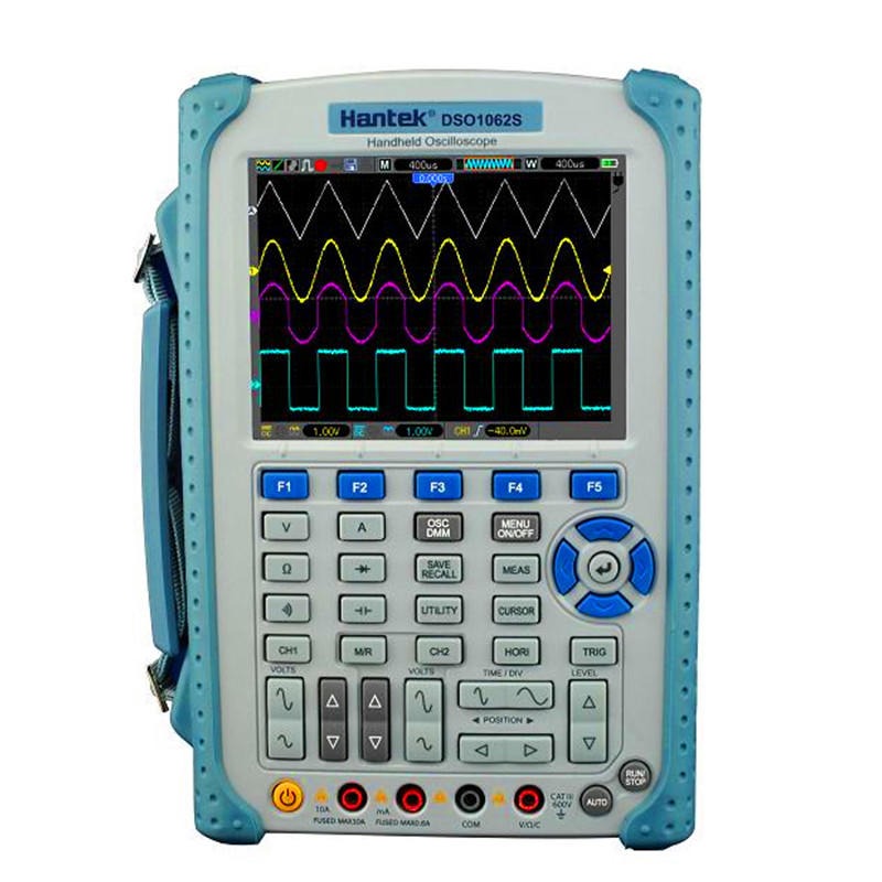 汉泰手持式示波器 双通道示波器 DSO1062S存储示波器万用表