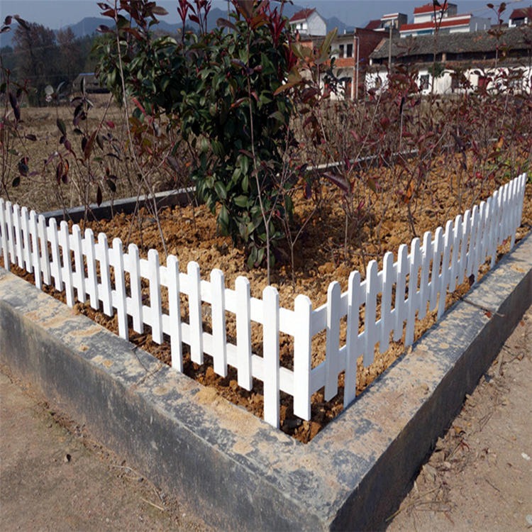 碳化木篱栅 白色花圃围栏 装饰花坛木围栏 实体工厂 佳星