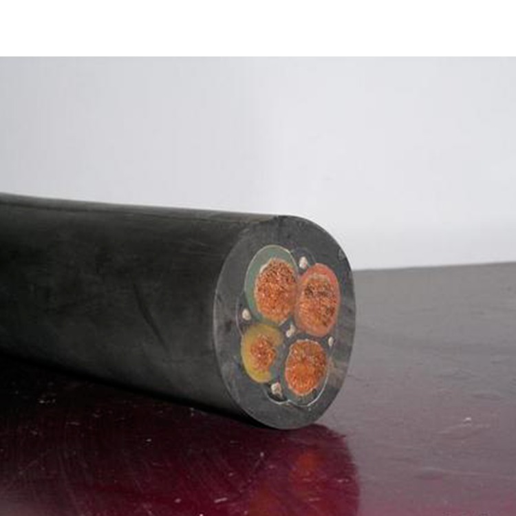 橡套电缆 高压屏蔽盾构机弹性体橡套软电缆 UGEFP 3x61x6  8.7/10KV  现货包邮推荐