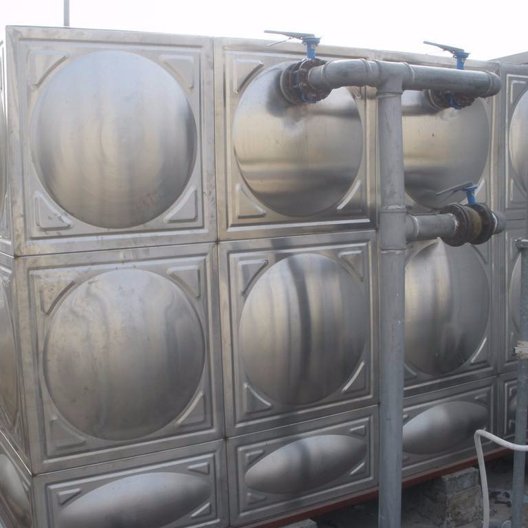 长方形水箱 玻璃钢箱泵一体化水箱 霈凯 畅销标准水箱图片