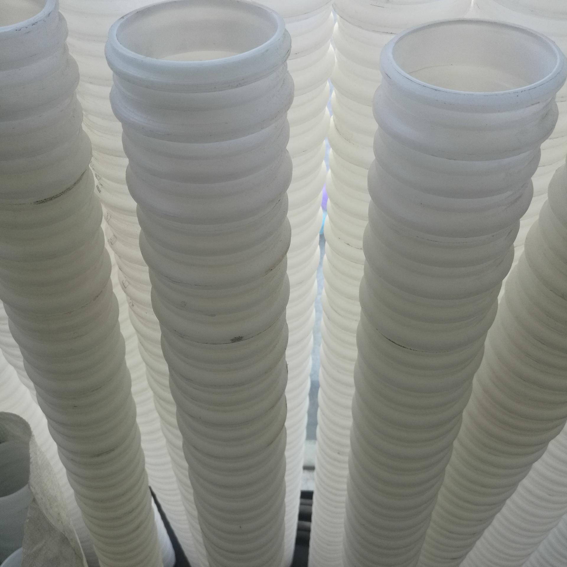 朔涵供应新型竹节式白色 2016标准 预应力塑料波纹管 质优价廉