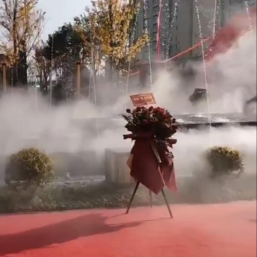 郑州喷雾系统 园林景观人工造雾 雾森设备 人造雾设备