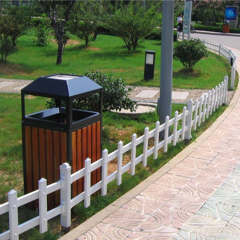 绿化护栏厂家乡村改造绿化带防护塑钢围栏