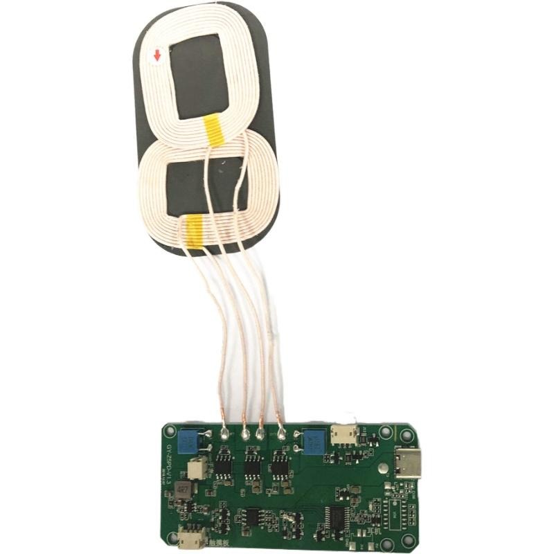 无线充PCB板生产厂家 无线充方案线路板制作 10W无线充套料电路板 无线充电路板方案找捷科 十年PCB板厂供应商图片