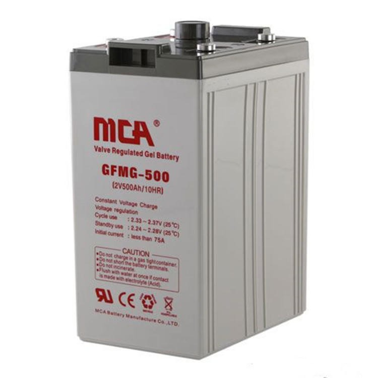 MCA蓄电池GFM-500中商国通铅酸蓄电池2V500AH高低压配电柜 直流屏 UPS/EPS应急电源配套图片