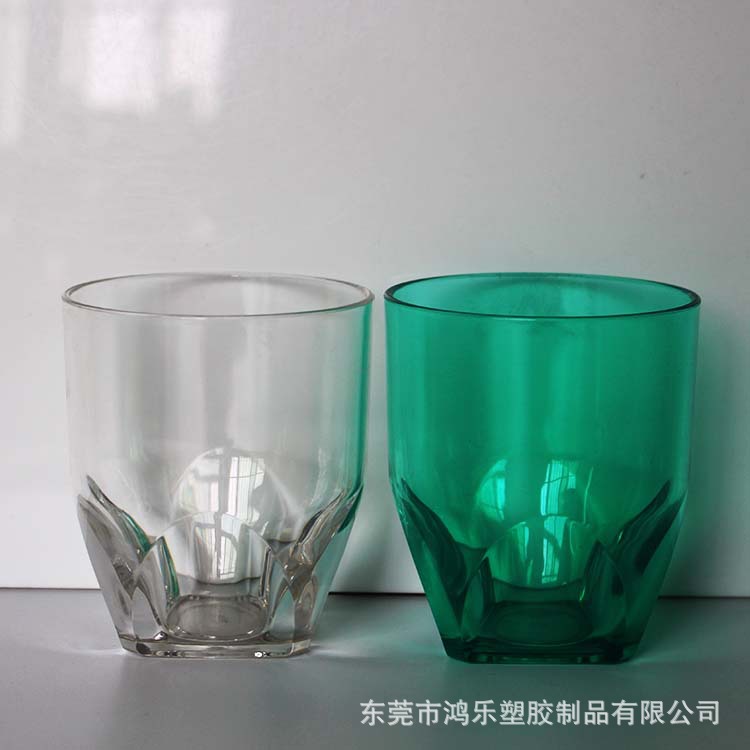 AS高透明塑料杯360ml塑料果汁杯冷饮杯亚克力杯酒吧烈酒杯示例图12