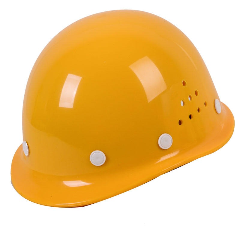 昆明V型ABS 透气安全帽建筑施工地劳保防砸PE安全头盔定制厂家
