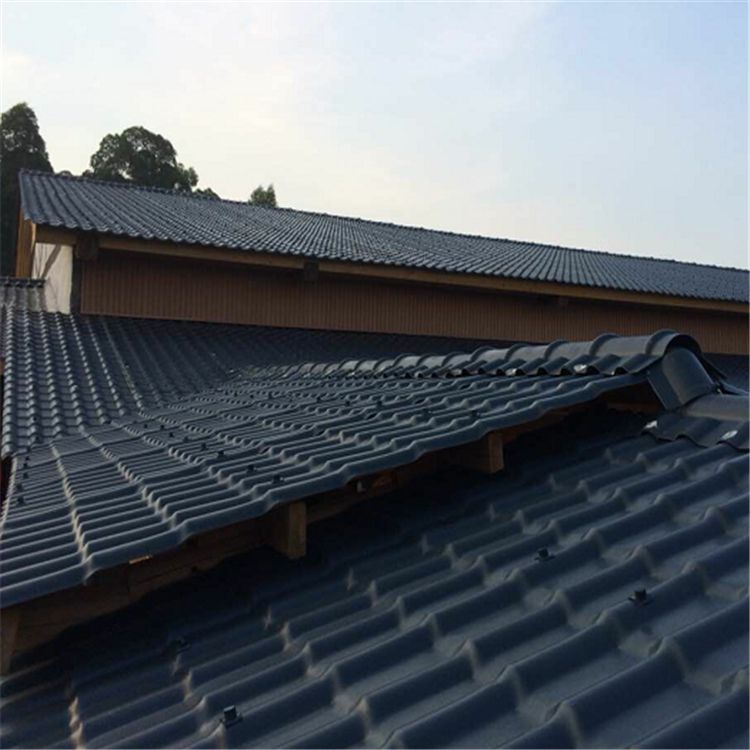 仿古屋面瓦 屋面彩钢树脂瓦 防腐 耐候 耐用 优实建材