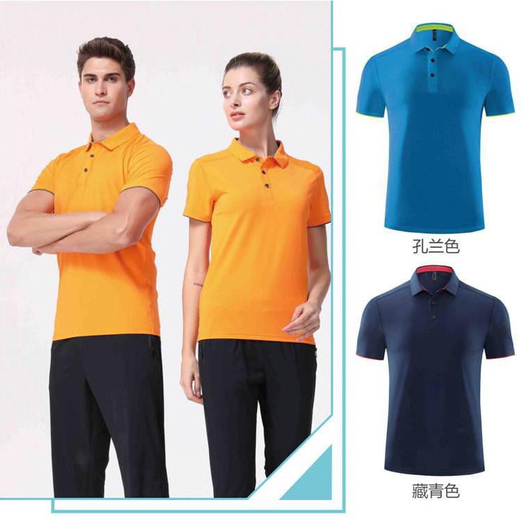 男polo衫 质量保证 2019年热销产品男款短袖t恤韩版颜色多可供选择可刺绣和印花广告衫图片