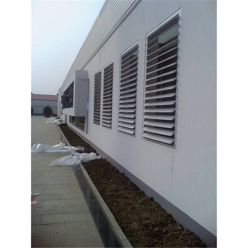 防雨百叶窗空调外机格栅风口厂家价格 空调外机隔音罩 空调防雨百叶窗安装 承接工程