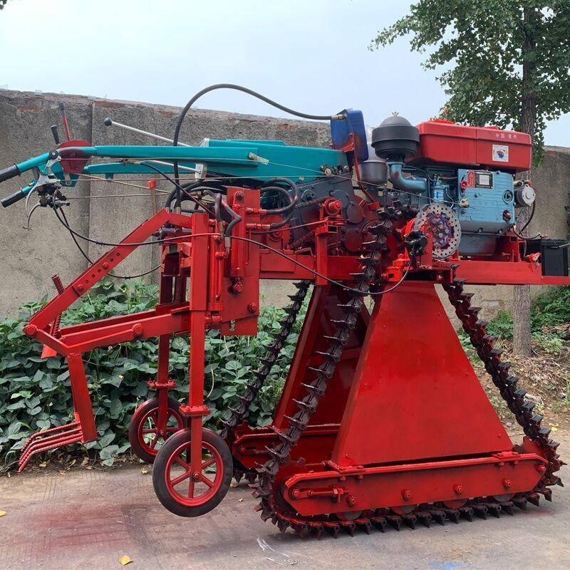 收葱的机器 自走式挖葱姜机厂家 大葱大姜收获机 双联机械