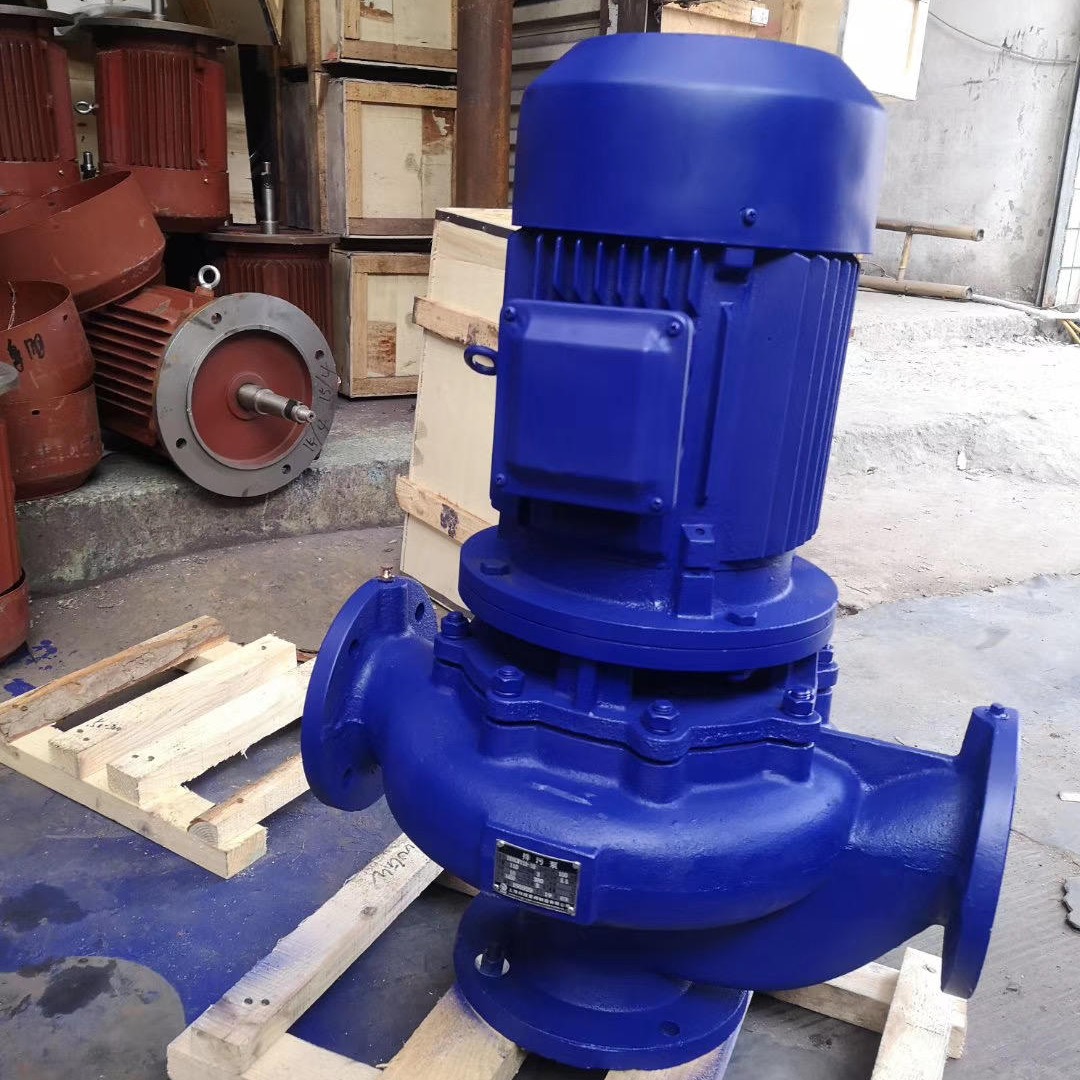 ISG立式管道离心泵 冷却水循环泵/空调热水循环泵 清水泵 不锈钢管道离心泵  ISG40-200A 式离心泵 增压泵