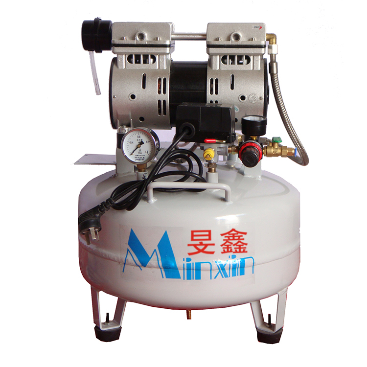 上海旻鑫空气压缩机品牌 移动方便 静音无油空压机