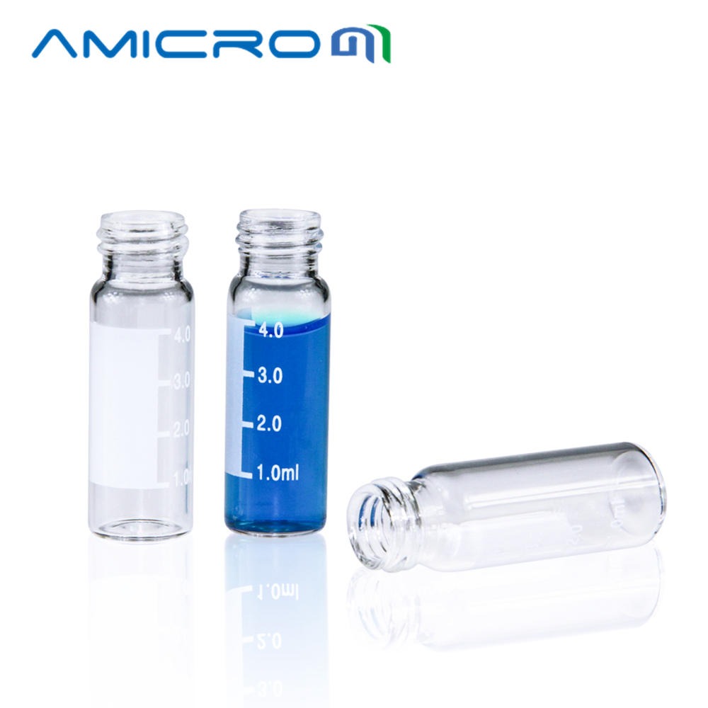 Amicrom储存瓶4ML透明螺口样品瓶13-425色谱进样瓶 不带刻度 4ML 100只B-4ML-13-V1001图片