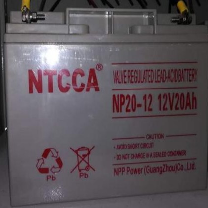 耐普电池12v20AH NTCCA蓄电池NPG20-12 胶体太阳能电池 数据机房用电池