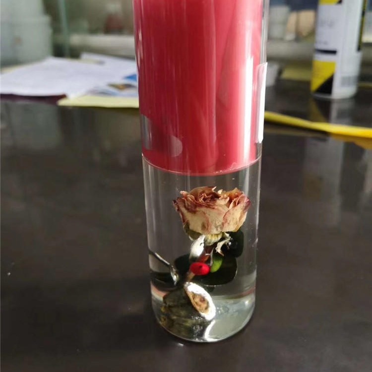 红叶假水硅胶 家用装饰品花草植物浸泡假水硅胶